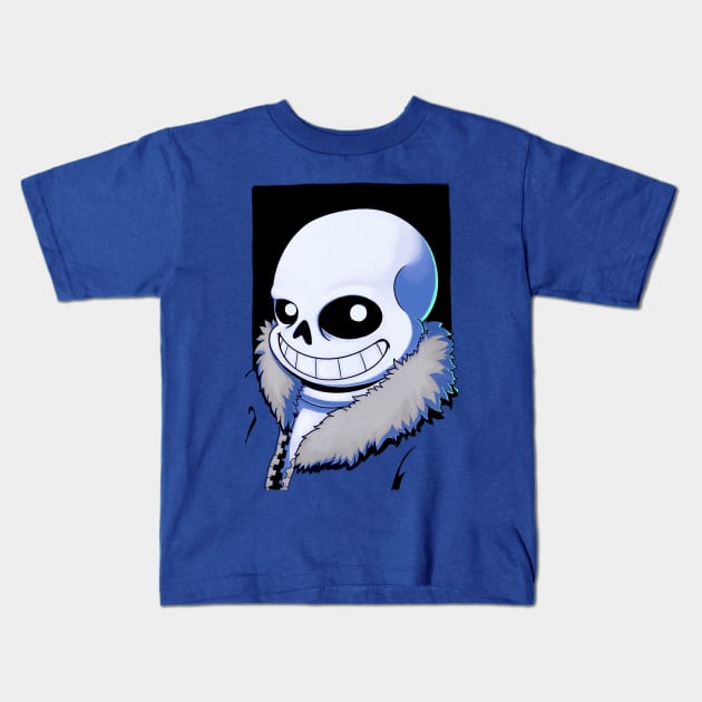 Undertale Sans Kids T-Shirt by LorranNery